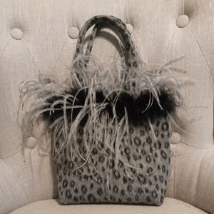 Leopard print handbag
